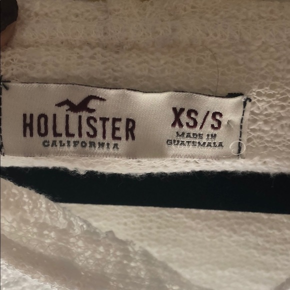 Hollister white crop sweatshirt - Picture 4 of 6